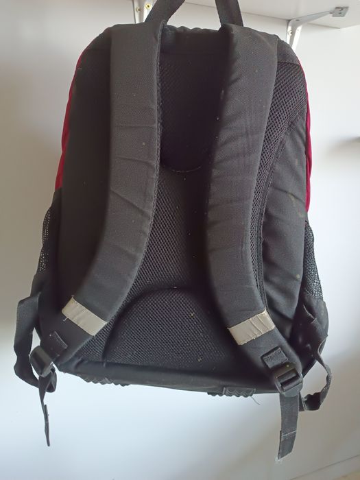 Шкільний / міський рюкзак • рожево-бірюзовий з принтом • легкий і міст