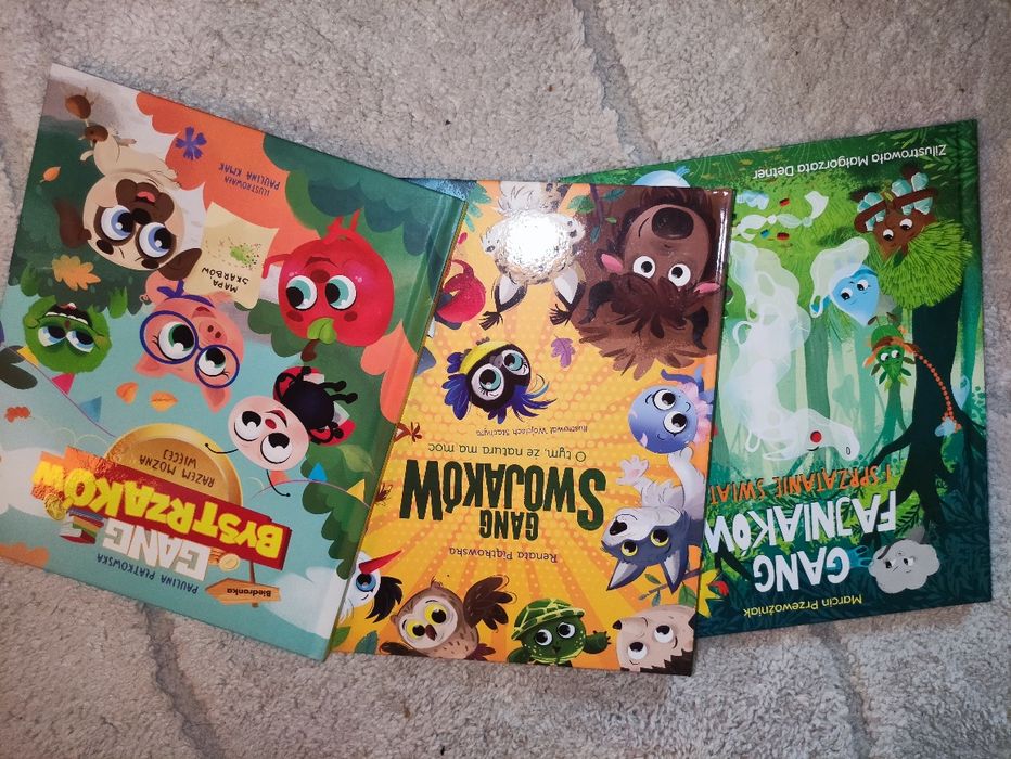 Zestaw 3 książek Gang fajniaków swojaków bystrzaków