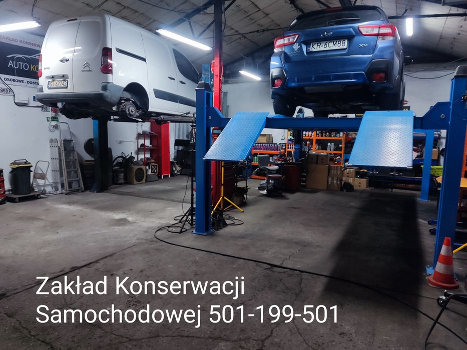 Auto Konserwacja podwozia Profesjonalnie Gratis auto zastępcze