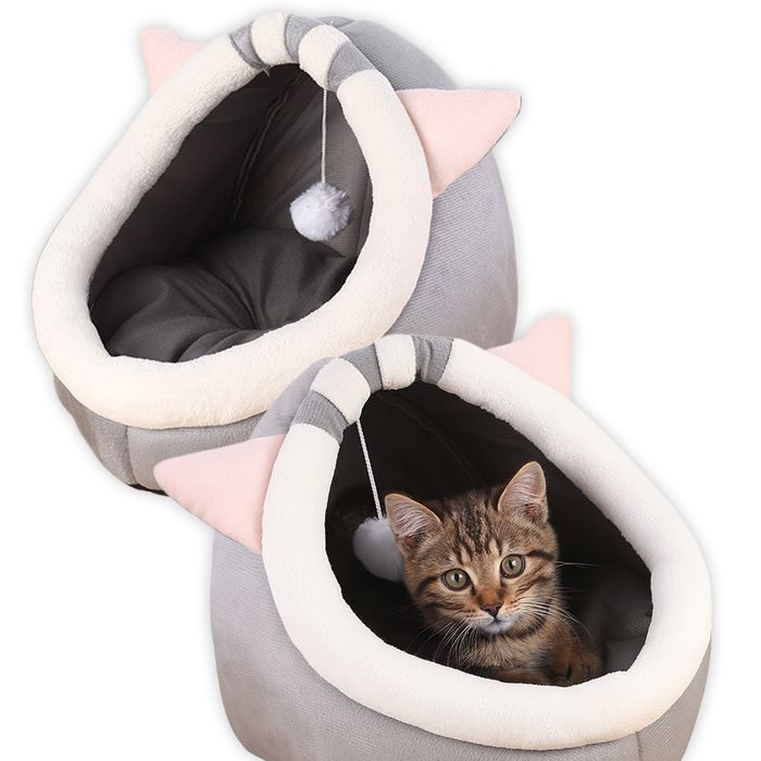 Legowisko dla Kota Psa Pluszowe Domek Budka Poduszka rozmiar S