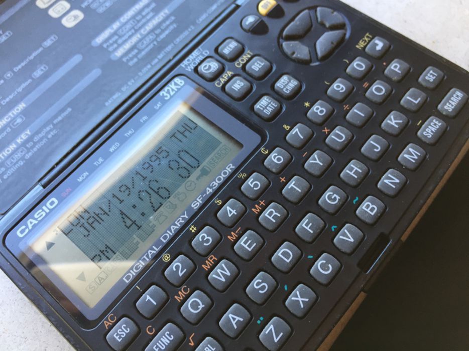 Agenda digital Casio SF-4300R