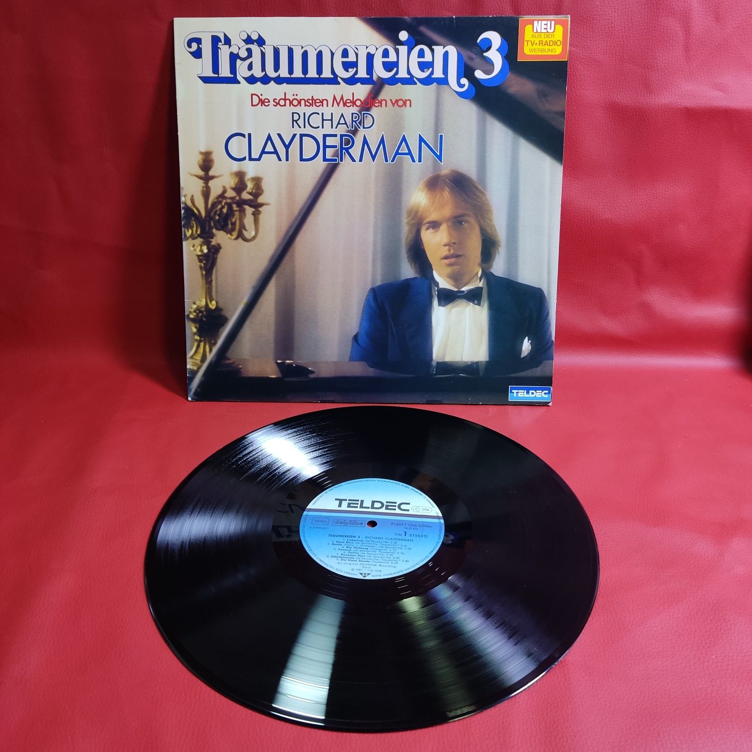 Richard Clayderman-Фірмові вінілові платівки.1979/80.Germany.