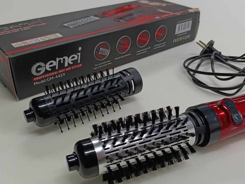 Обертова фен-щітка Gemei GM-4829