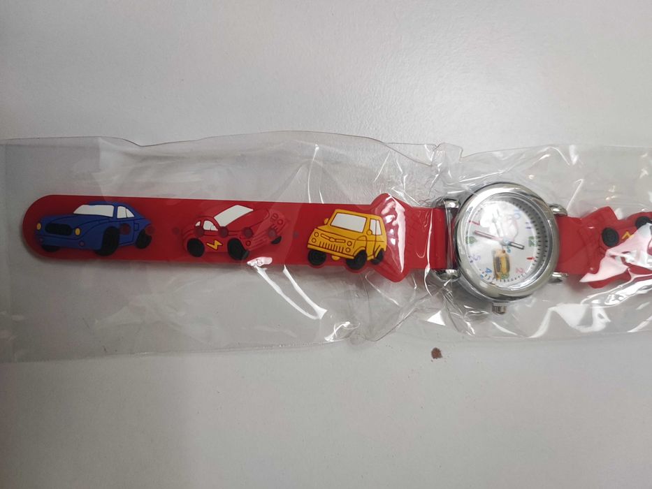 Relógio criança | carrinhos | Muito bonito e elegante | novo