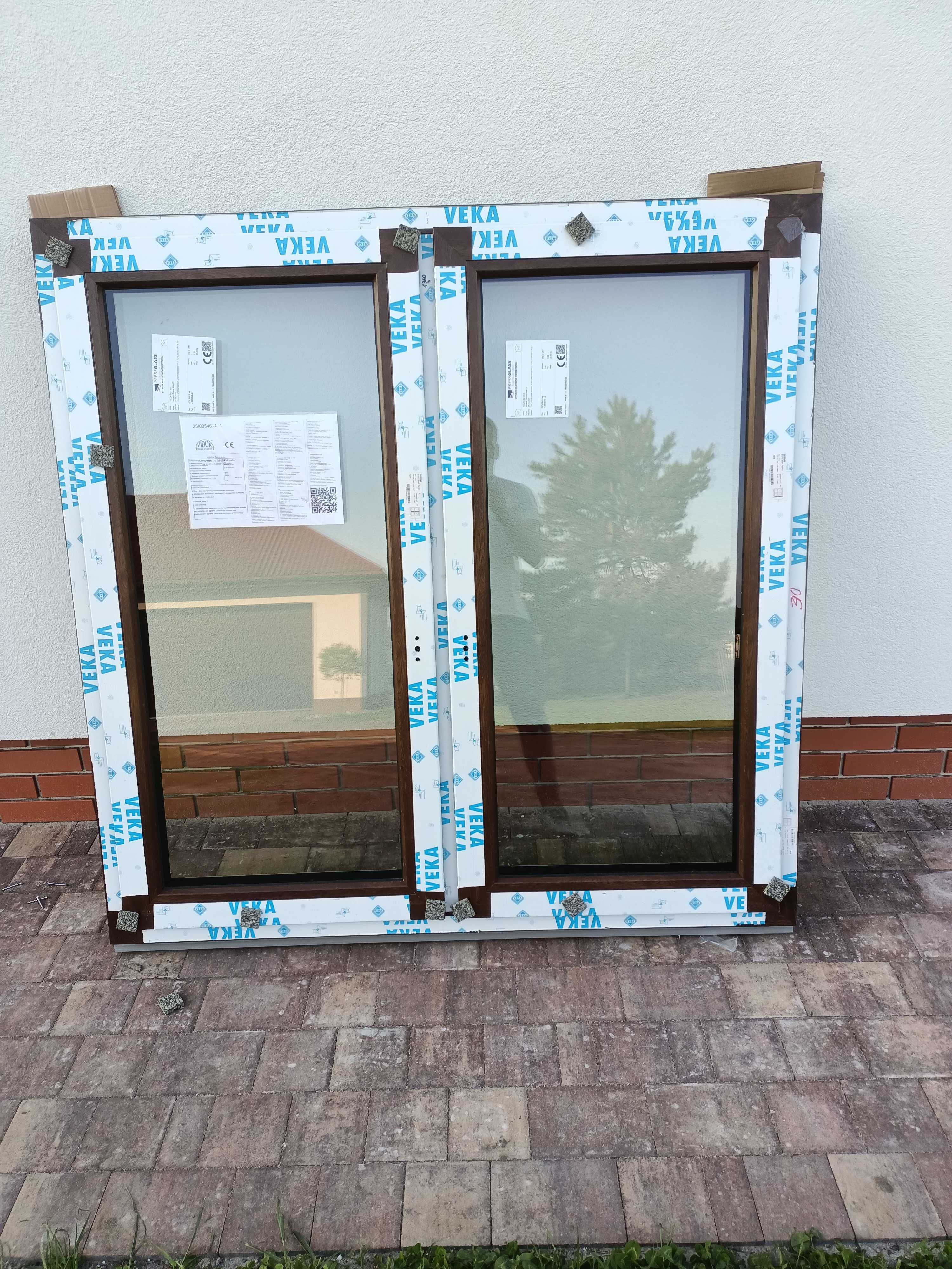 Nowe okno veka kolor orzech