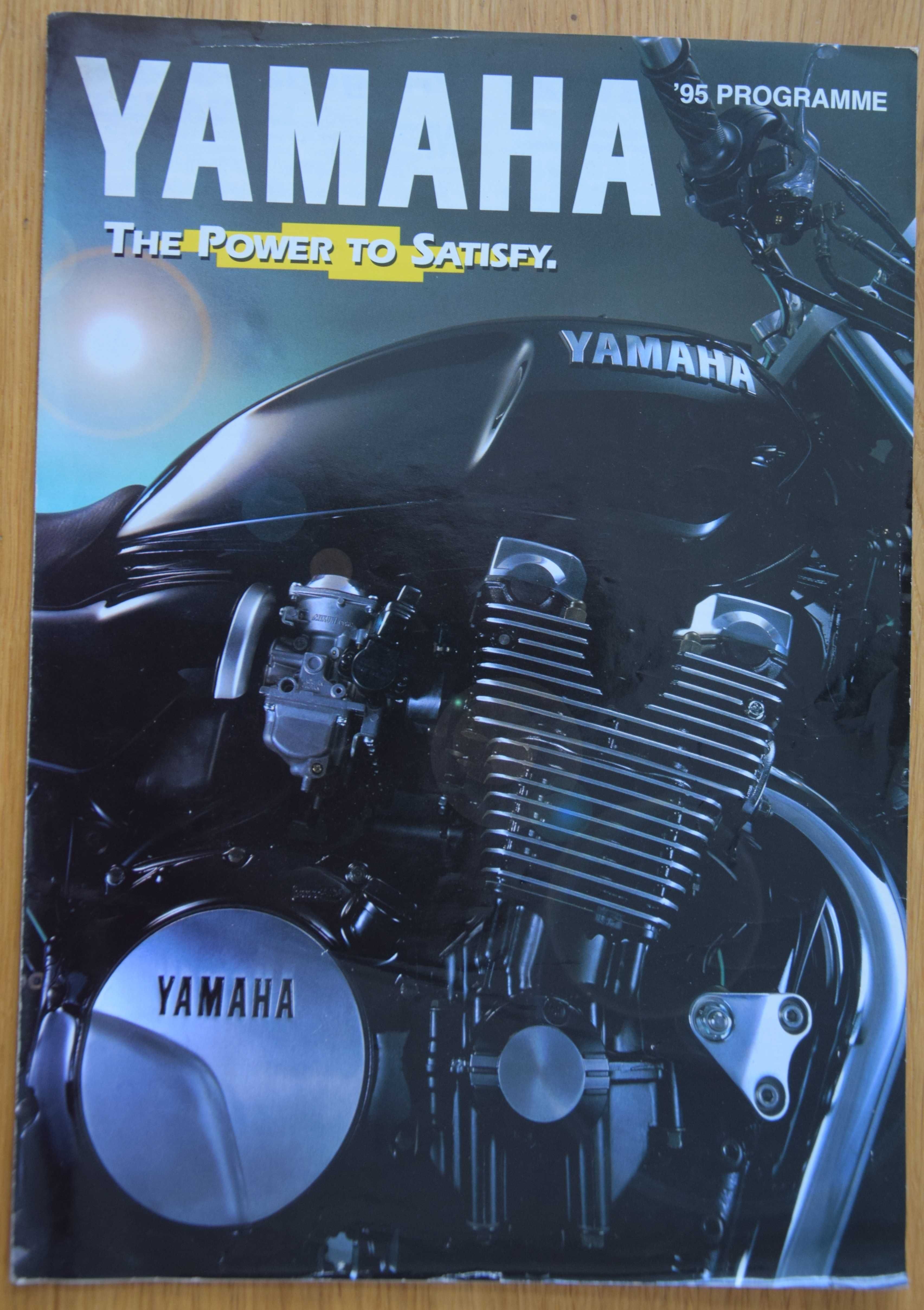 Prospekt motocykli Yamaha 1995