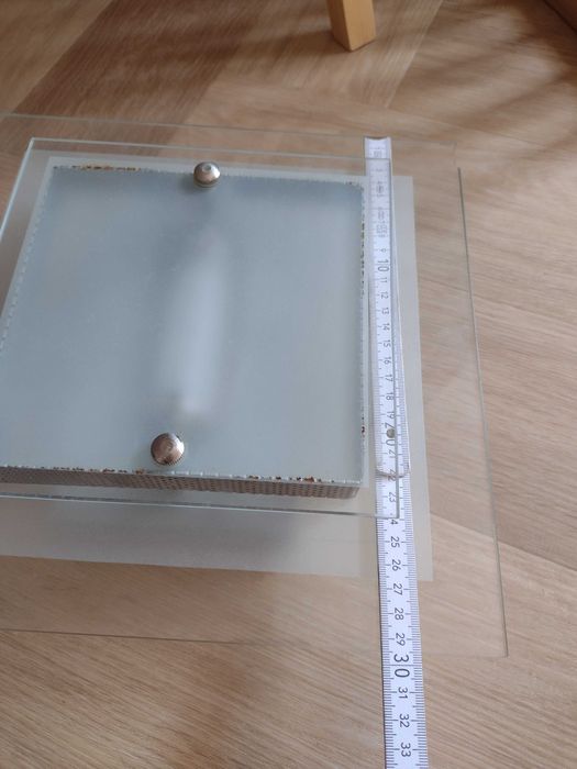 Lampy plafon szkło kinkiet komplet 2 szt przedpokój pokój