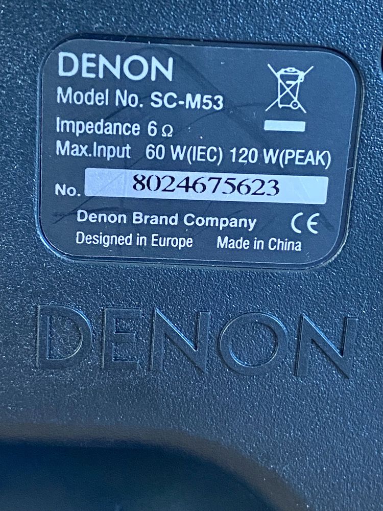 Kolumny głośnikowe DENON SC-M53