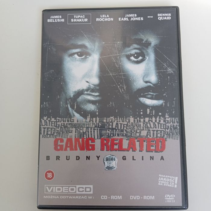 Brudny Glina, Gang Related, DVD, film z 2pac, okazja cenowa!
