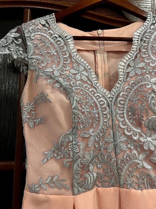 Плаття вечірне сукня міді сітка кружево