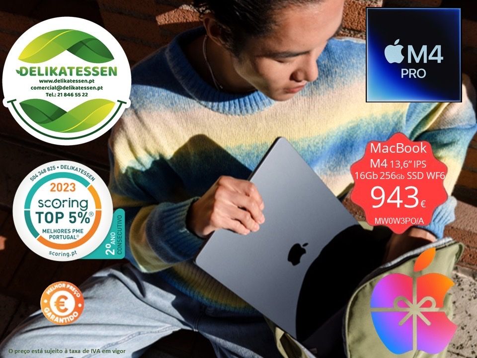 APPLE MacBook Air M4 em Delikatessen.pt