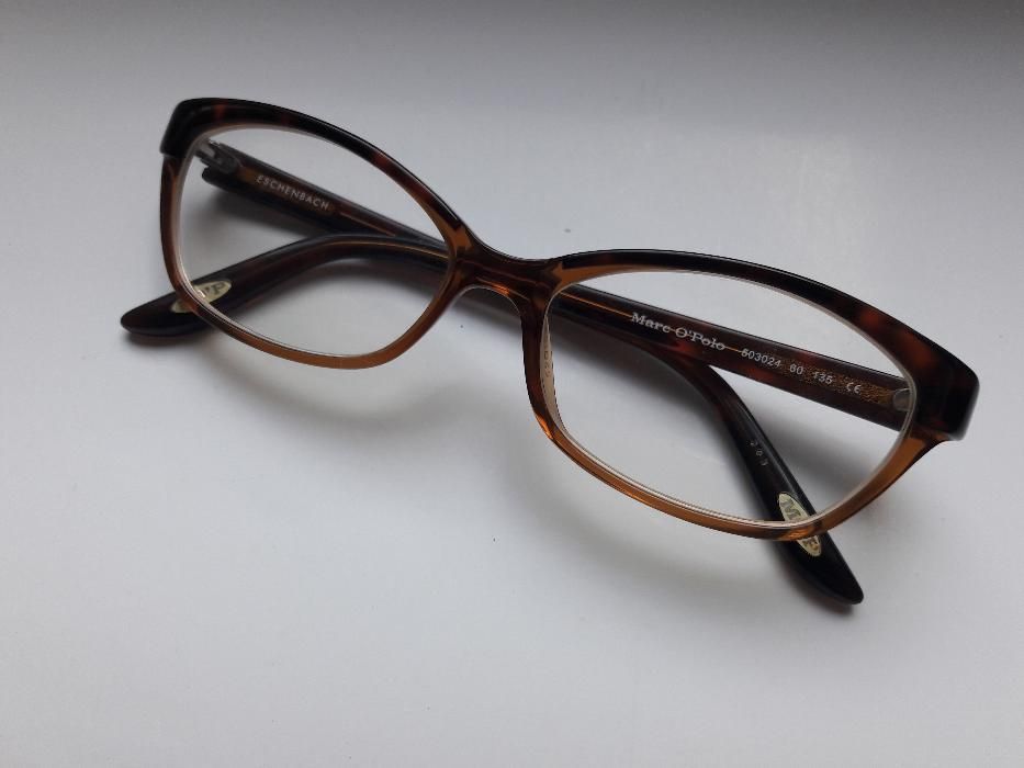 oprawki damskie Marc O'Polo okulary brązowe jasny brąz plastikowe