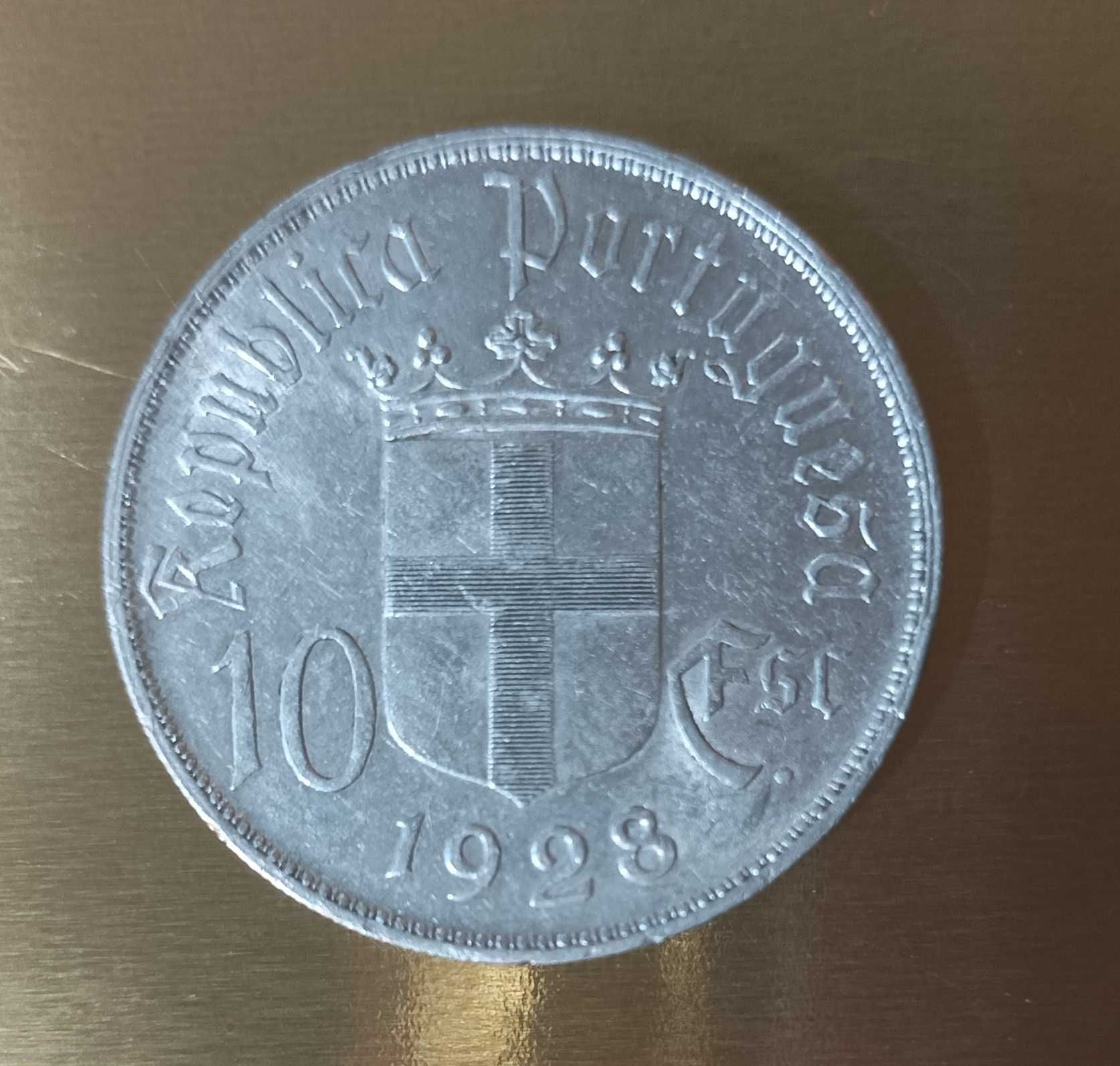 10 escudos 1928 Batalha de Ourique em prata