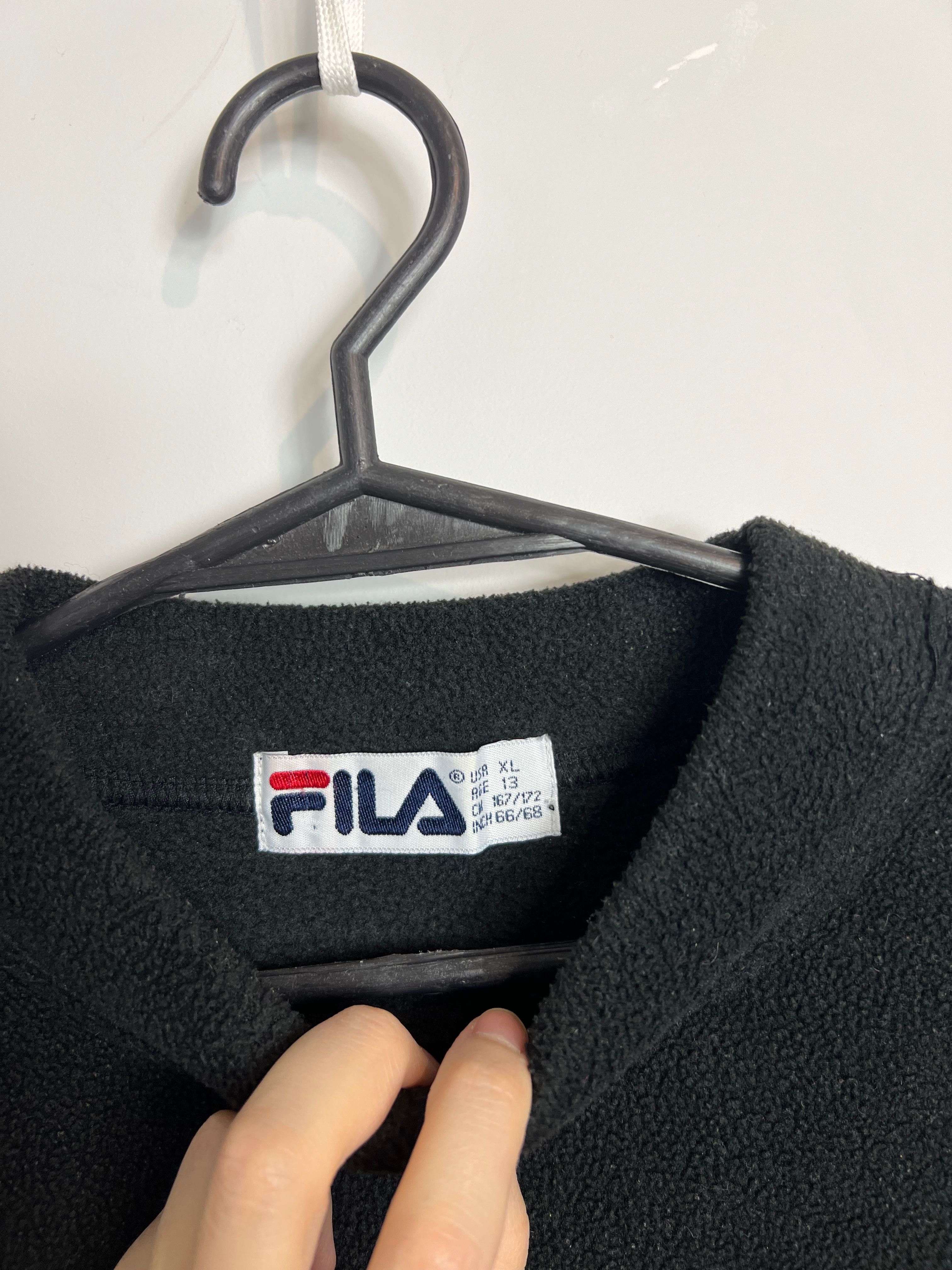 Polarowa Bluza Fila big logo vintage 90’s