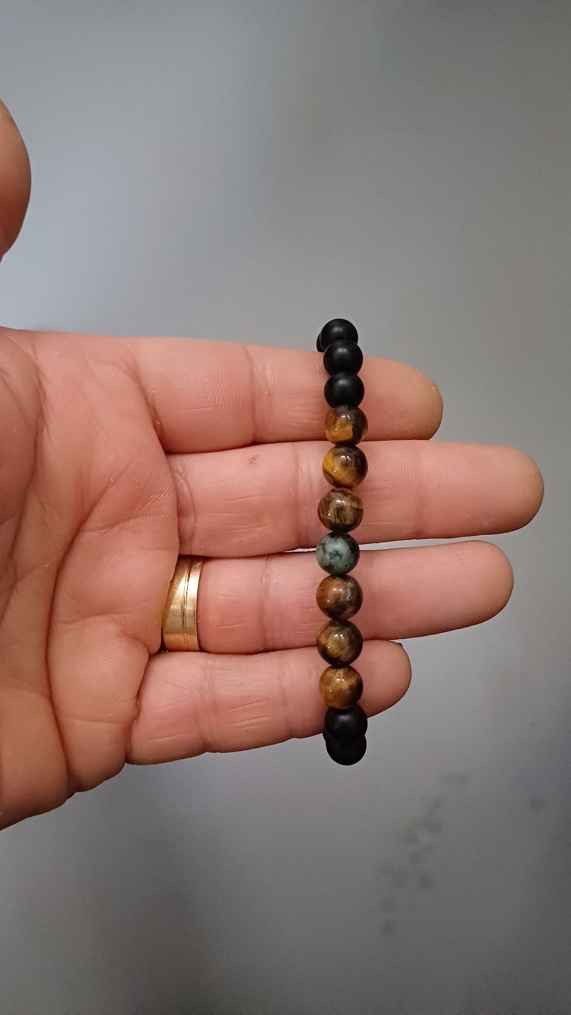 Pulseira Masculina com Pedras Naturais  - Pulseiras Me4You