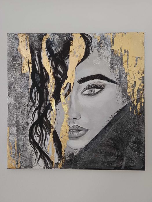 Obraz, oryginalny, ręcznie malowany