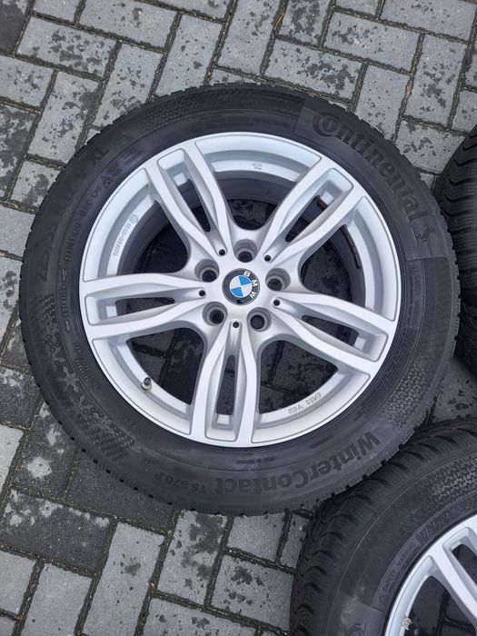 [k233] Koła zimowe BMW 17 Cali 5x112 Continental 225/55/17 22r 6m et27