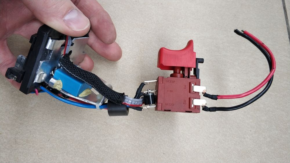 BOSCH GDS 18 V-LI HT - Włącznik z elektroniką