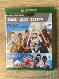 Zestaw The Sims 4 + Star Wars: Wyprawa na Batuu - Xbox One - PL - NOWA