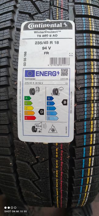 Nowe Continental ta 860S 235/45r18 dot 2025 montaż gratis