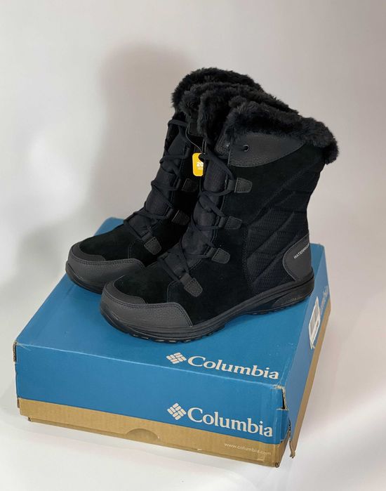 Жіночі зимові шкіряні чоботи черевики Columbia 37.5 розмір Оригінал