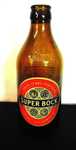 Garrafa comemorativa dos 90 anos da Cerveja Superbock - Pirogravada