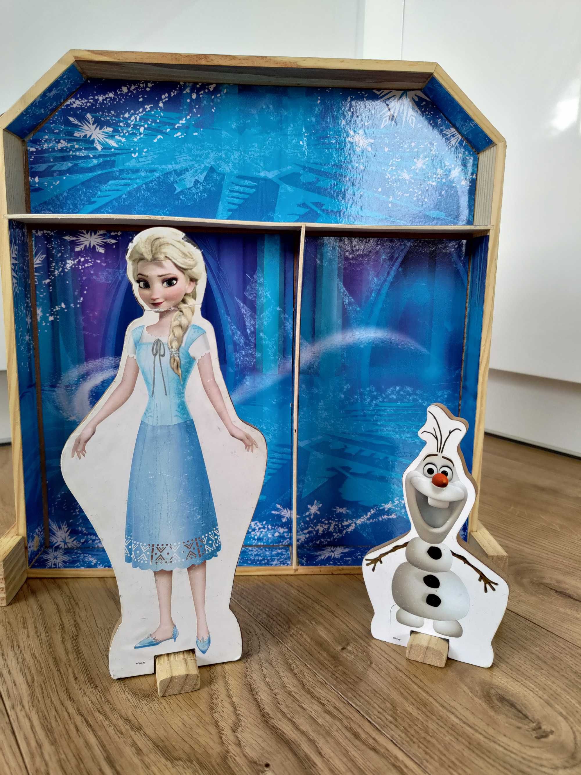 Kraina Lodu: Elsa i Olaf - zabawka drewniana z magnesami (35 szt)