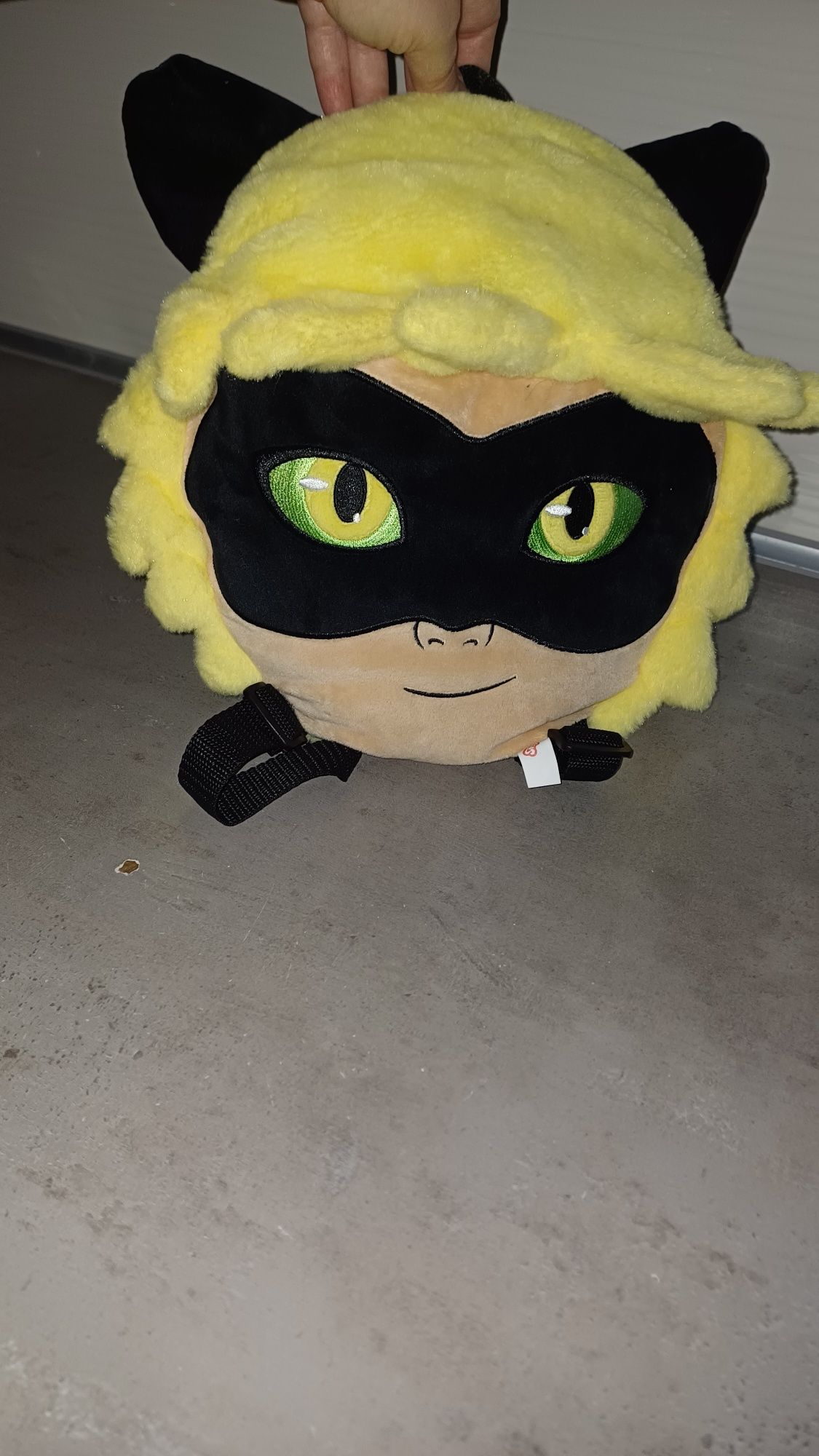 Plecak/maskotka  Miraculous Adrian /czarny  kot