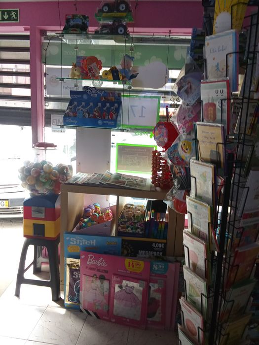 Trespasse de Papelaria com Jogos Santa Casa asa