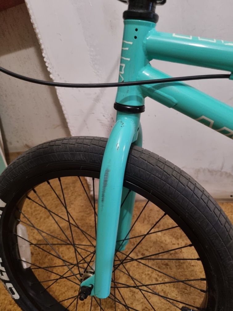 Велосипед BMX 20" Eastern Cobra 20" рама 2020, бирюзовый, 20" трюковый