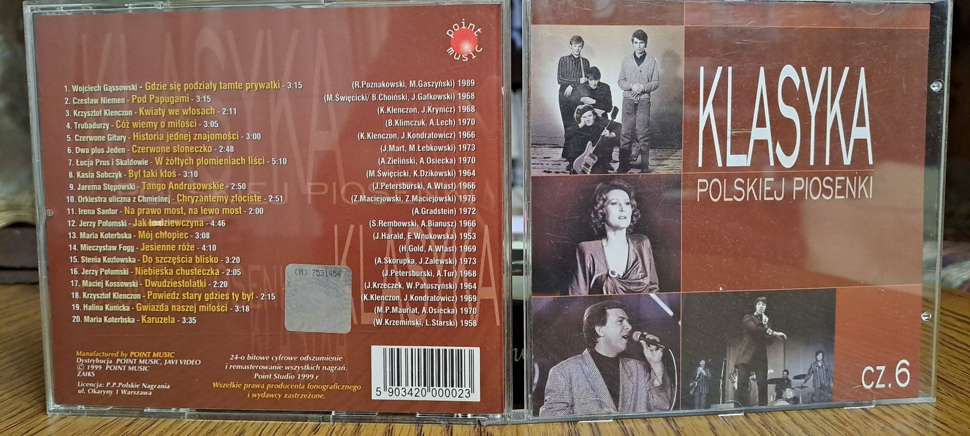 Klasyka polskiej piosenki 5 PŁYT CD