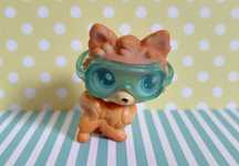 Littlest Pet Shop LPS unikatowy pies Pomeranian #1317