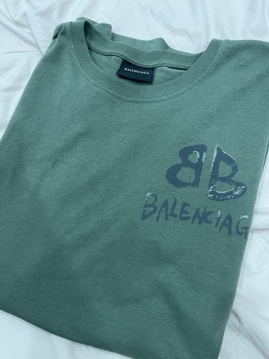Tshirt Balenciaga verde