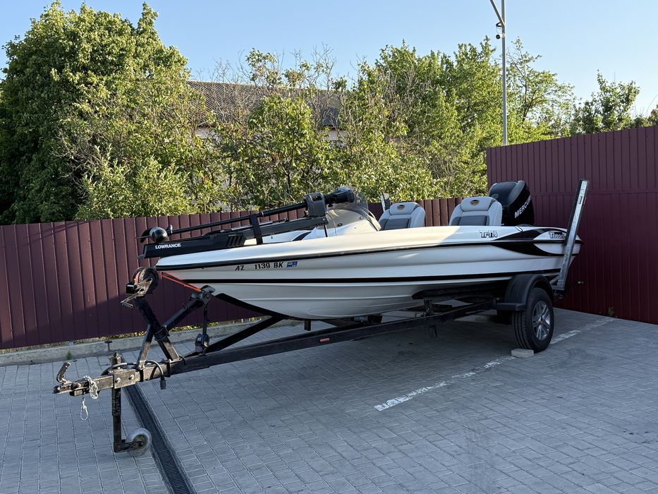 Готовый комплект лодка с мотором и лафетом Triton