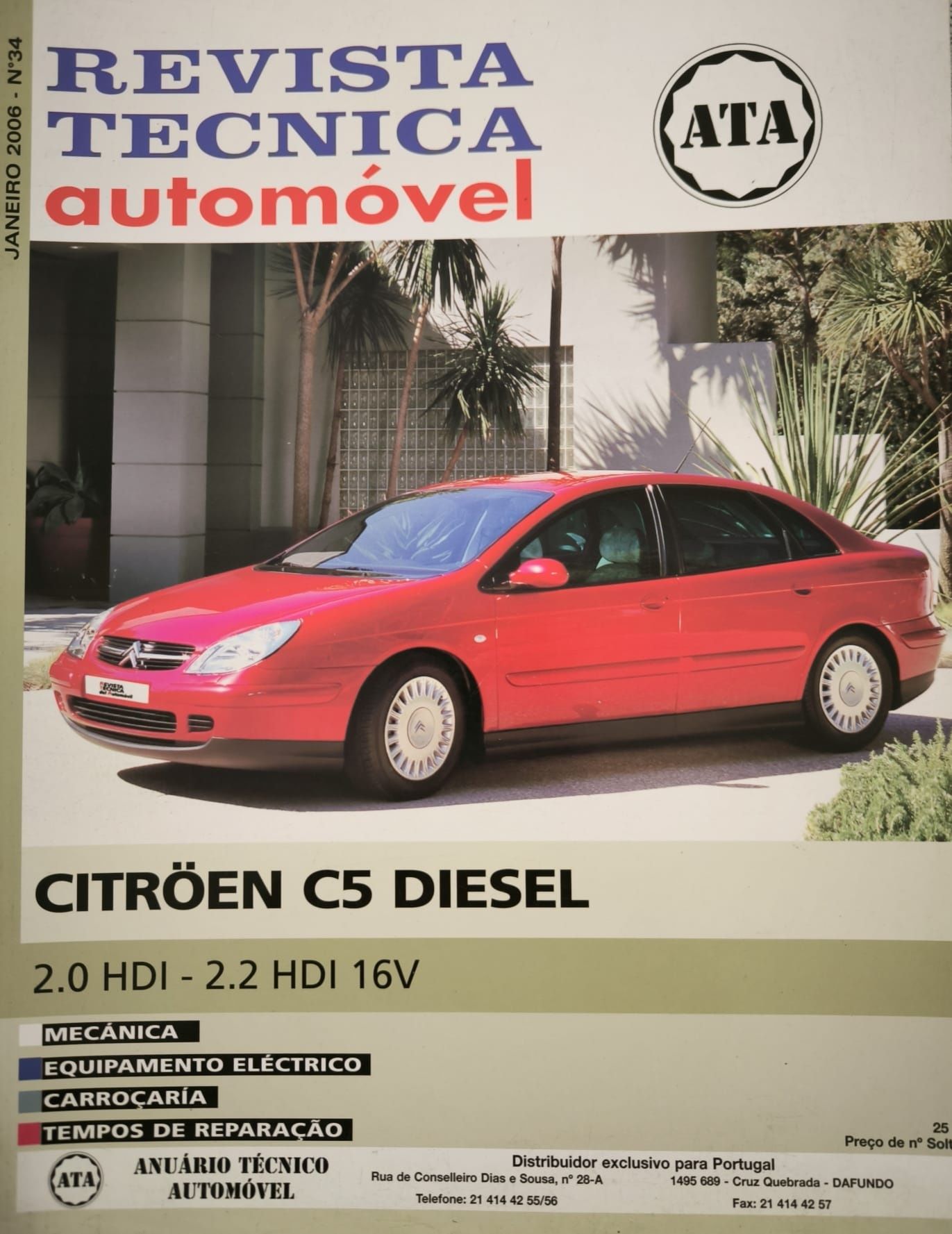 Livro Técnico Citroen C5