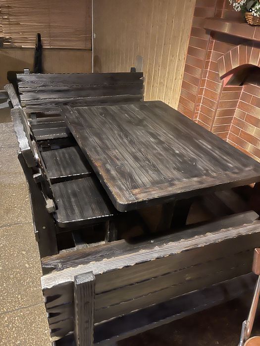 стол деревянный натуральный