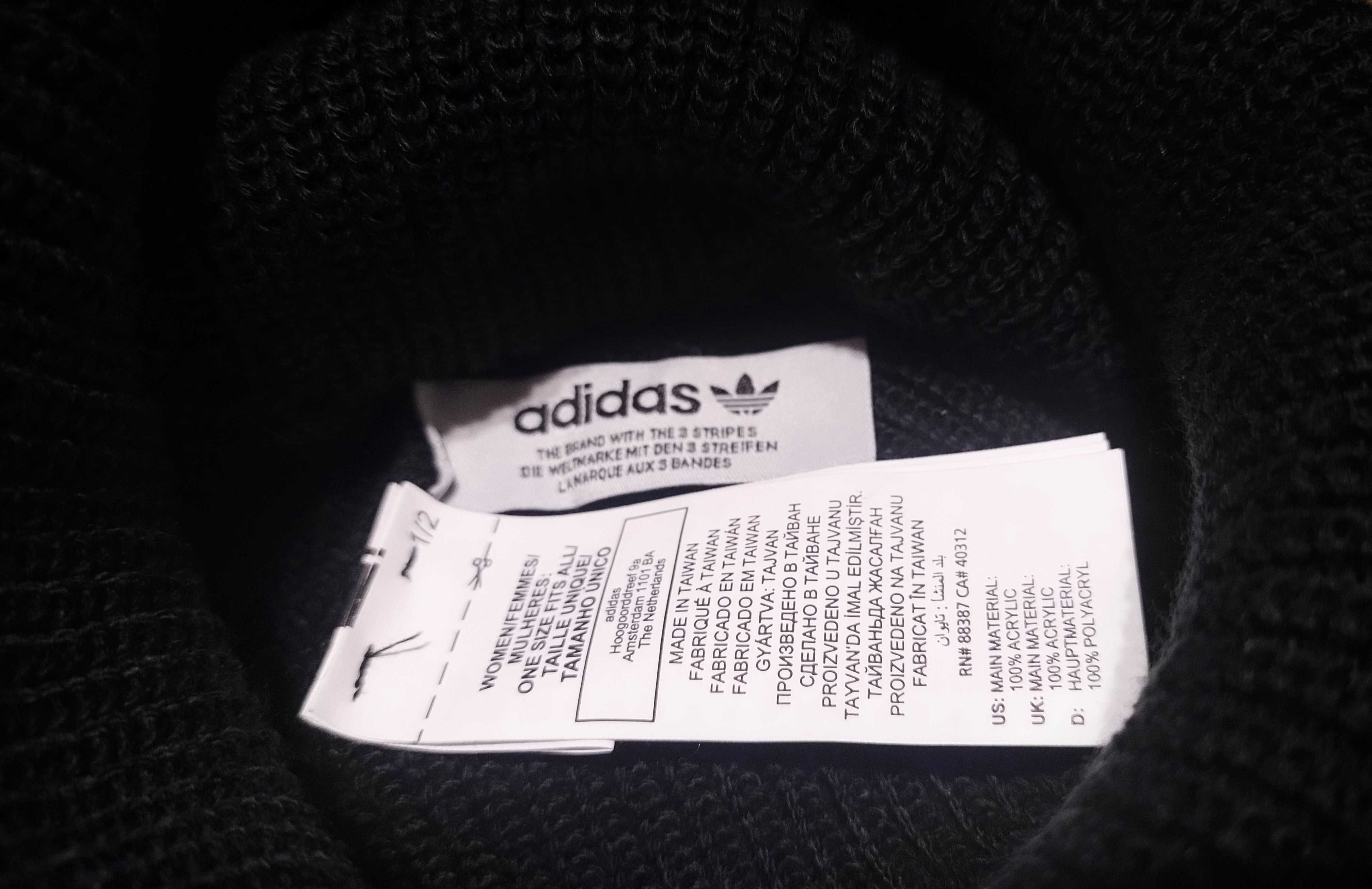 Czapka Adidas Originals Beanie Czarna Nowa Oryginalna Leon Metki