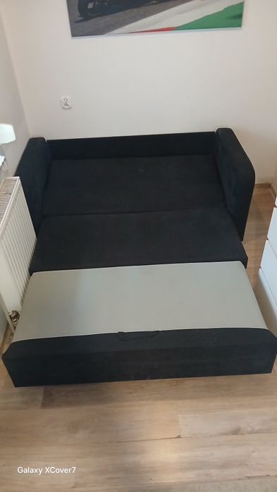 Sofa 2 osobowa funkcja spania pojemnik