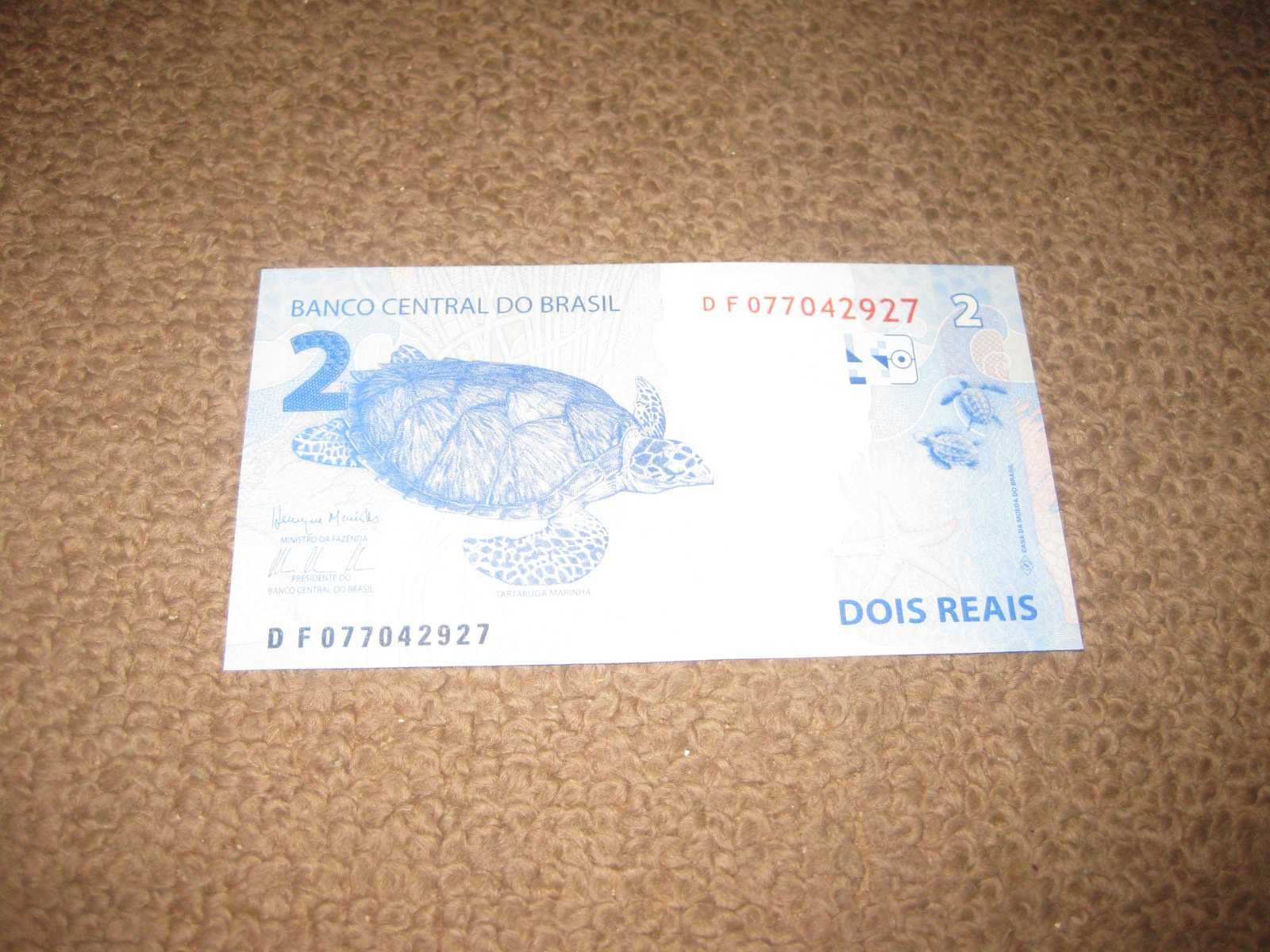 Nota do Brasil "2 Reais" UNC