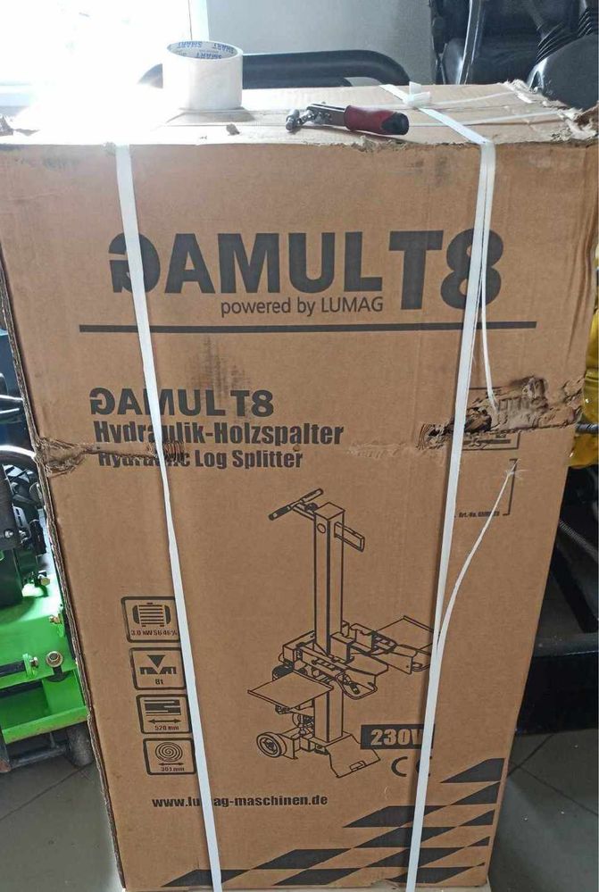 Łuparka elektryczna 8 TON GAMUL T8 230V