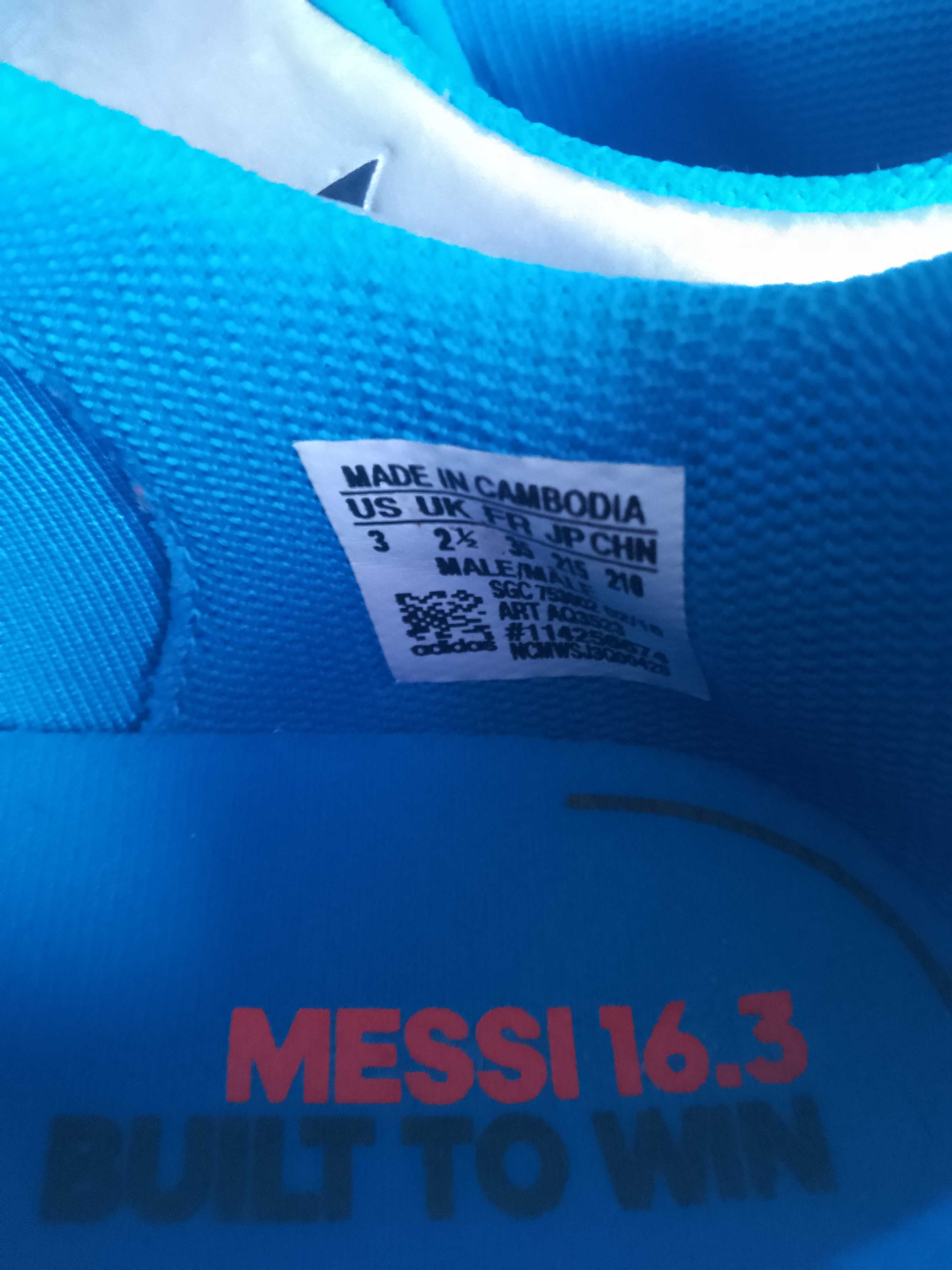 Buty Adidas Messi rozmiar 35 jak nowe