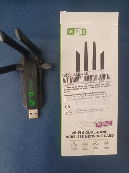 Adaptador USB WiFi + Bluetooth