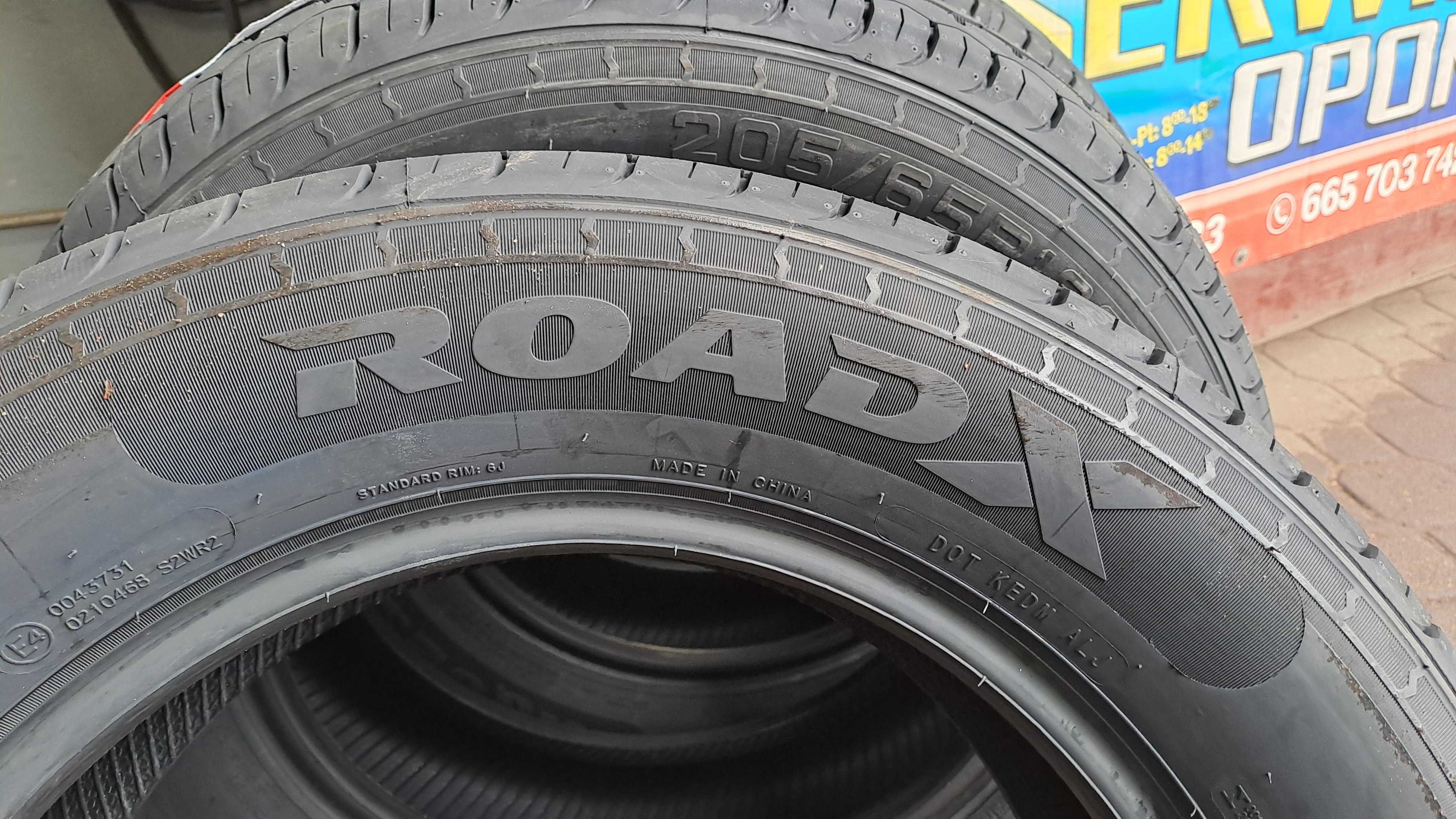 205/65r16c roadx nowe opony letnie 2szt dostepne montaz w cenie