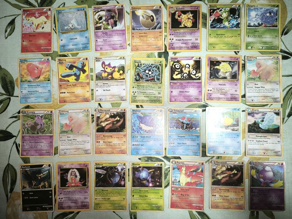 Cartas Pokémon de Coleção