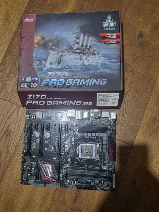 Материнская плата Asus Z170 Pro Gaming (s1151, Intel Z170, PCI-Ex16)