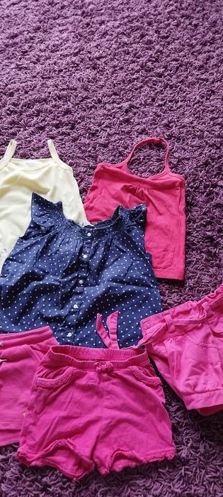 Paka lato 104 110 len bawełna h&m