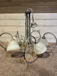 Lampa wisząca żyrandol szary