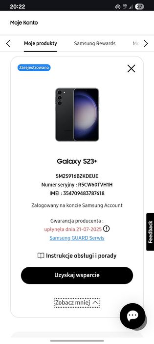 Samsung S23 Plus 256 Gb Black