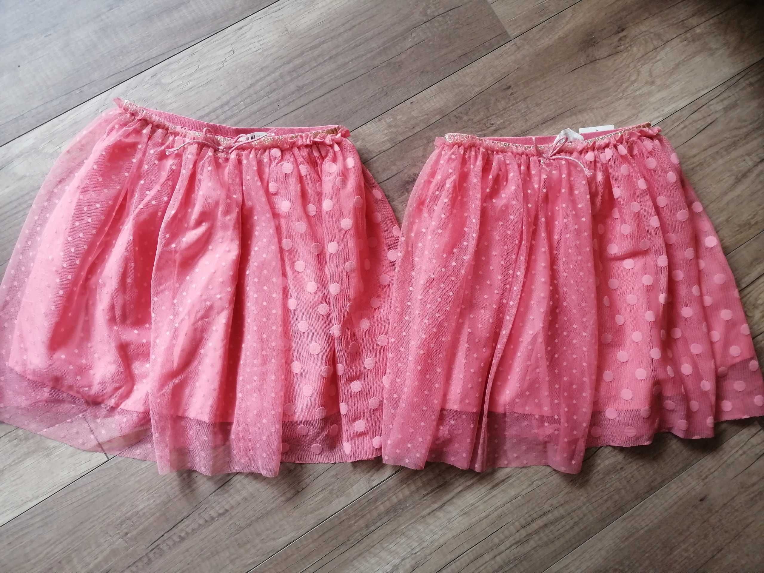 Nowe spódniczki dla dziewczynek/bliźniaczek r 122/128 H&M