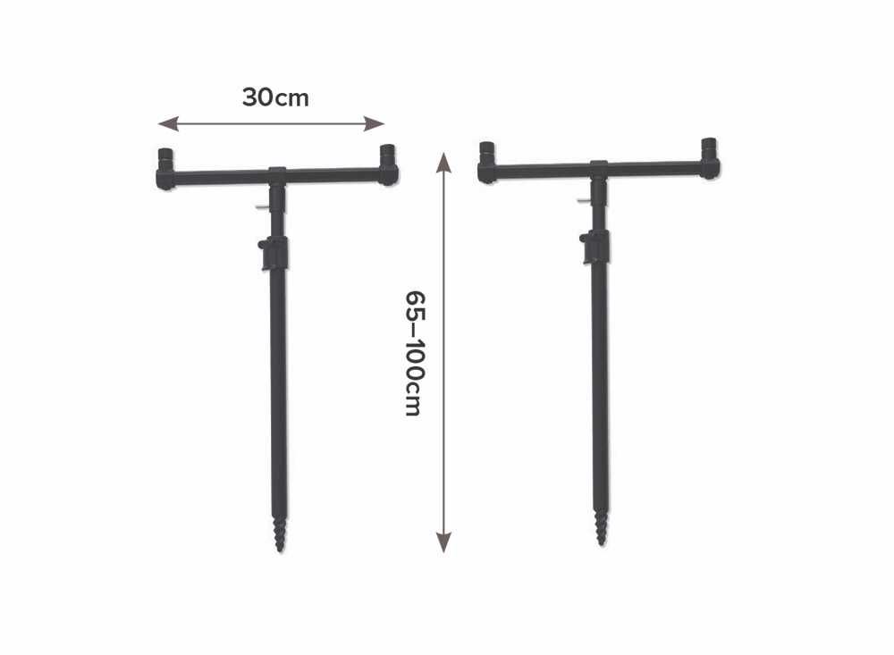 Podpórki + buzz bary z pokrowcem Carp Spirit Rod Support Set